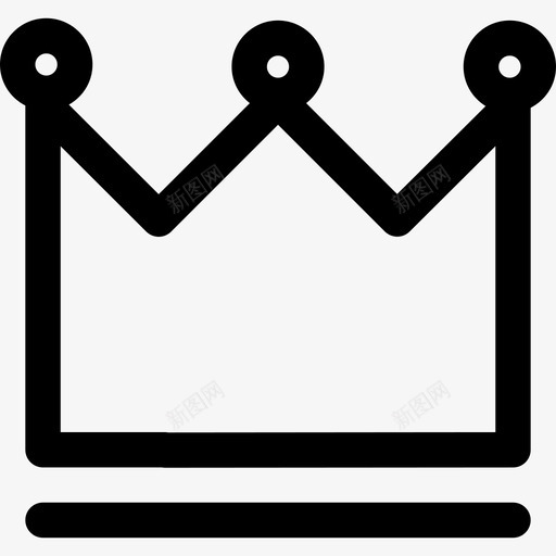 皇室皇冠变体轮廓皇冠图标svg_新图网 https://ixintu.com 皇冠 皇室皇冠变体轮廓