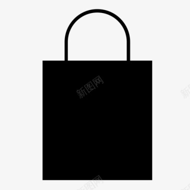 购物袋购物者提手图标图标