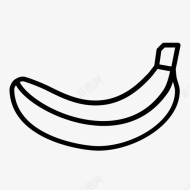 香蕉产品收获图标图标