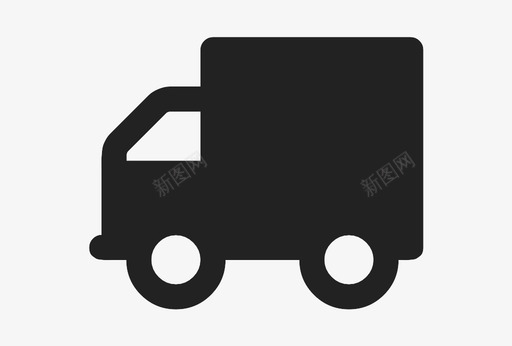 卡车货物送货图标svg_新图网 https://ixintu.com 公用事业 卡车 货物 越野车 车辆 运输 送货 通用