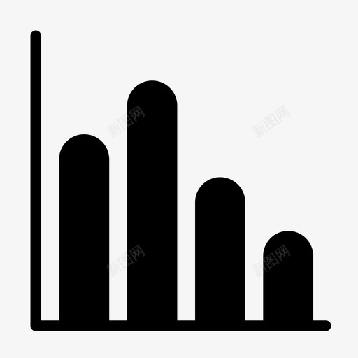 条形图图信息图图标svg_新图网 https://ixintu.com 信息图 刻度 图 审核 度量 条形图 统计 节点 评分