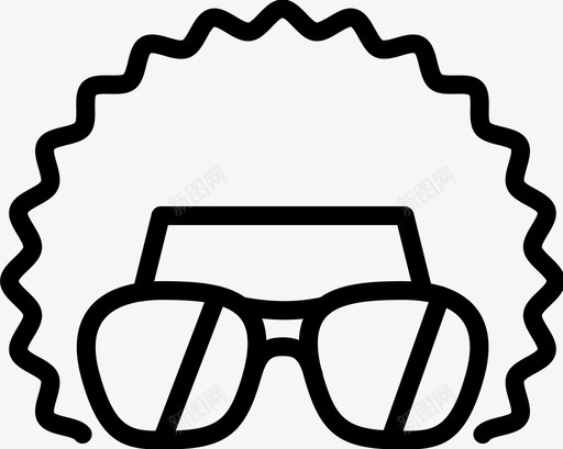 时髦风格标志图标svg_新图网 https://ixintu.com 发型 复古 形状 插图 时髦 时髦风格 标志 眼镜 线条图标 风格