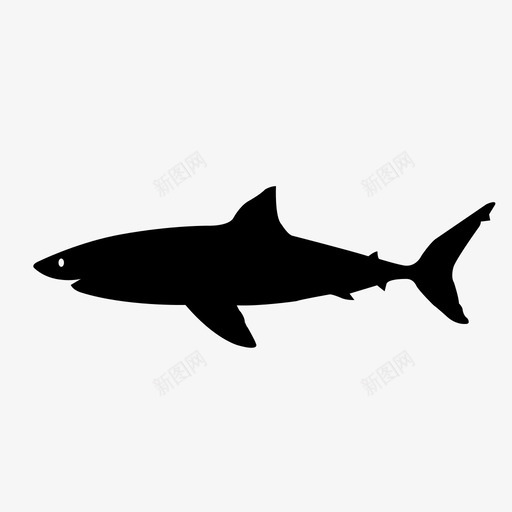 鲨鱼海洋生物海洋动物图标svg_新图网 https://ixintu.com 动物群 大白鲨 捕食者 海洋动物 海洋生物 鲨鱼