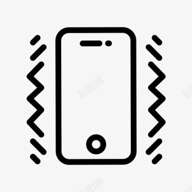 振动iphone手机图标图标