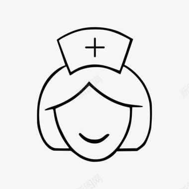 护士维生素微笑图标图标