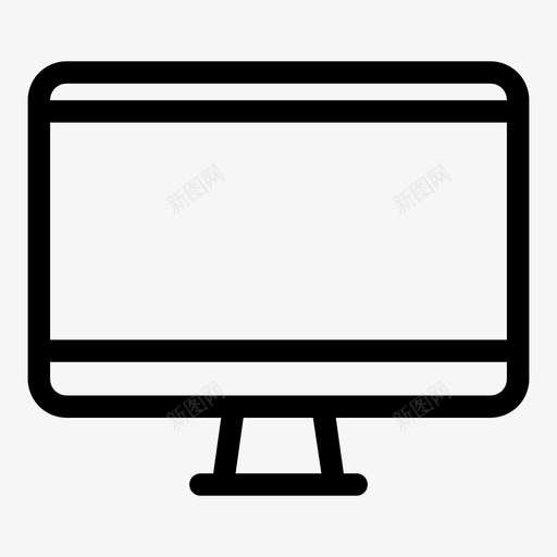 台式机苹果电脑图标svg_新图网 https://ixintu.com imac pc 办公 台式机 屏幕 电脑 苹果