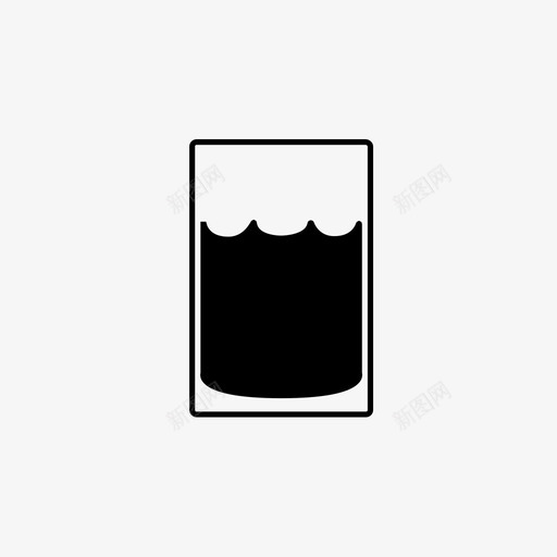 玻璃水桌子图标svg_新图网 https://ixintu.com 一杯果汁 一杯水 厨房 果汁 桌子 水 水玻璃 玻璃 饮料