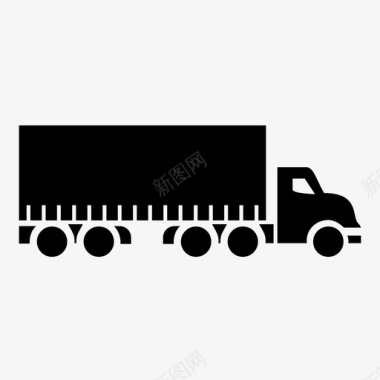 卡车货车拉紧器图标图标