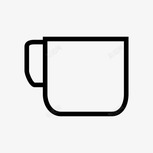 杯子茶杯塑料杯图标svg_新图网 https://ixintu.com 厨房用具 咖啡杯 塑料杯 早晨 早起 杯子 玻璃 茶杯 饮用 马克杯