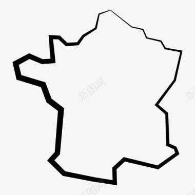 法国国家欧洲图标图标