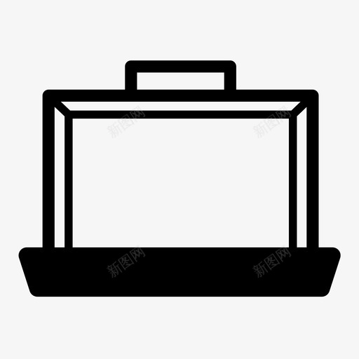 采购产品公文包工作旅行图标svg_新图网 https://ixintu.com 商务包 工作 手提箱 打开公文包 打开的袋子 旅行 行李 采购产品公文包