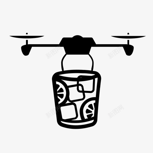 服务员技术茶点图标svg_新图网 https://ixintu.com 技术 有一个无人机 服务员 未来 柠檬水 柠檬汁 茶点 酸橙