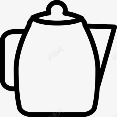 壶茶茶壶图标图标