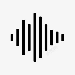 噪音声波声波音频均衡器图标高清图片