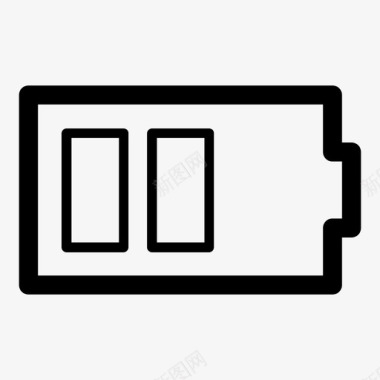 电池电池电源电池供电图标图标
