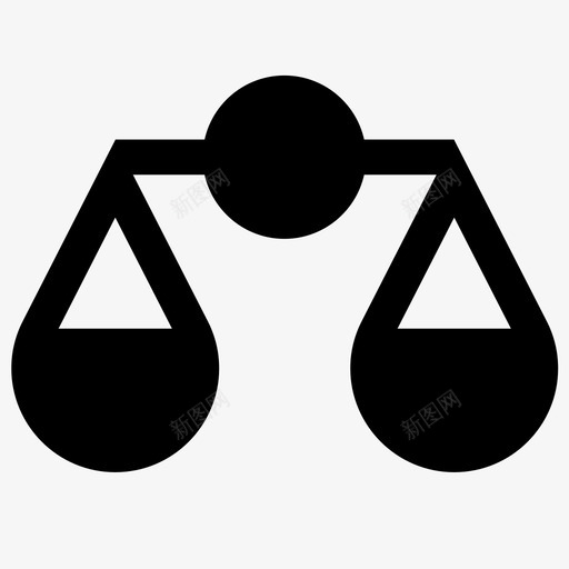 秤调和天秤座图标svg_新图网 https://ixintu.com 公正 天秤座 平等 平衡 秤 调和 重量