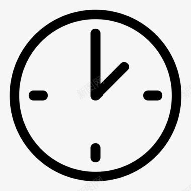 时钟时间简单图标图标