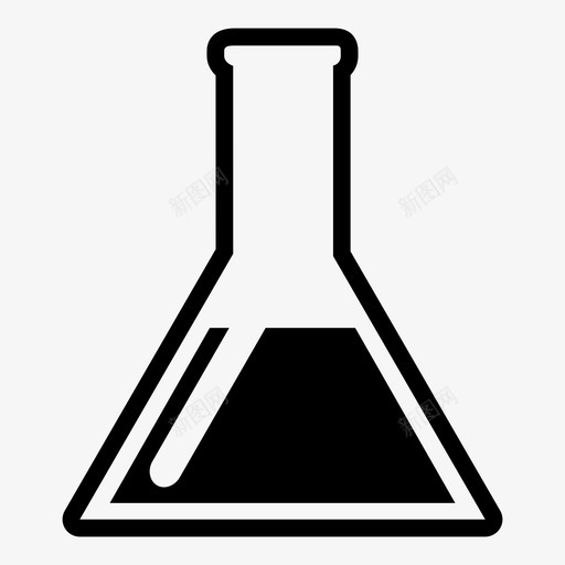 烧杯试管科学图标svg_新图网 https://ixintu.com 化学 灯泡 烧杯 烧瓶 瓶子 科学 试管