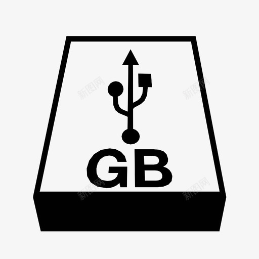 gb usb驱动器图标svg_新图网 https://ixintu.com gb usb驱动器