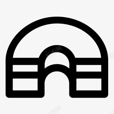 磁铁电负图标图标