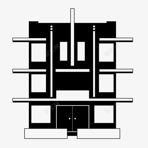 酒店南海滩海洋大道图标svg_新图网 https://ixintu.com 佛罗里达 南海滩 地理 度假 建筑 汽车旅馆 海洋大道 装饰艺术 迈阿密海滩 酒店