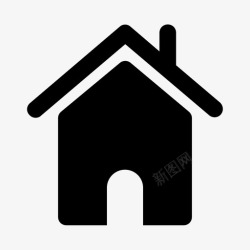 郊区房子家郊区住所图标高清图片