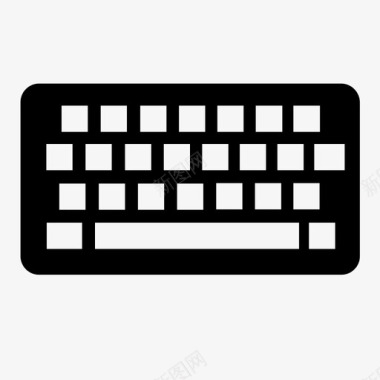 键盘电脑打字图标图标