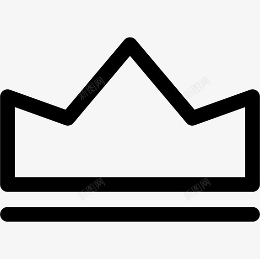 简单的皇冠形状皇冠图标svg_新图网 https://ixintu.com 形状 皇冠 简单的皇冠