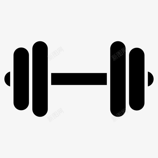 举重运动体育锻炼图标svg_新图网 https://ixintu.com 举重 体操 体育锻炼 健康生活 哑铃 肌肉 运动