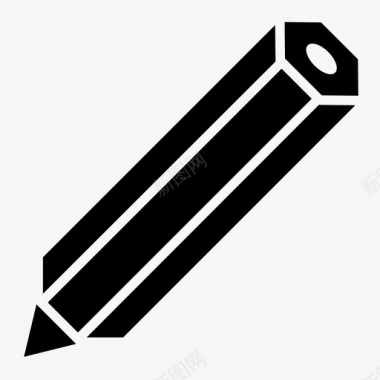 铅笔写作作家图标图标