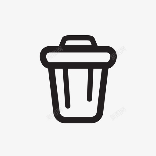 垃圾移动回收图标svg_新图网 https://ixintu.com 回收 回收站 垃圾 垃圾桶 垃圾箱 实用程序 实用程序图标 工具 废物 移动