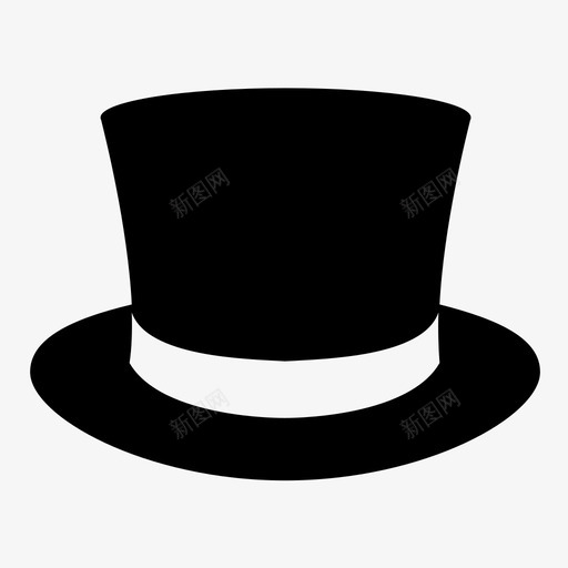 绅士帽帽子服装图标svg_新图网 https://ixintu.com 上衣 帽子 帽子和帽子 时装 服装 绅士帽