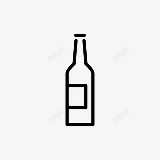 瓶啤酒饮料图标svg_新图网 https://ixintu.com 啤酒 玻璃杯 瓶 葡萄酒 酒瓶 饮料