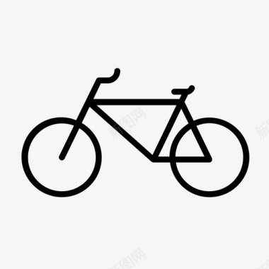 自行车两轮旅行图标图标