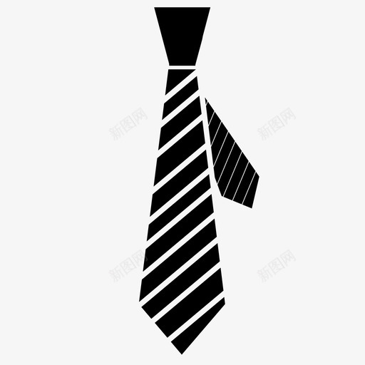 领带商务商人图标svg_新图网 https://ixintu.com 商人 商务 工人 正式 花式 西装 领带