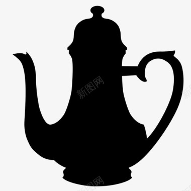 茶壶皇室水壶图标图标