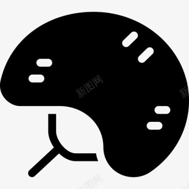 自行车头盔保护安全图标图标