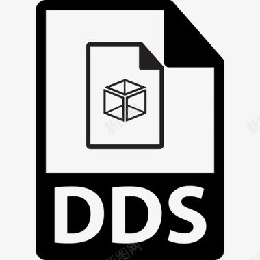 DDS文件格式符号界面文件格式图标图标