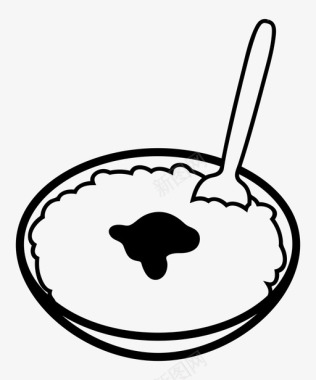 食物米饭粥图标图标