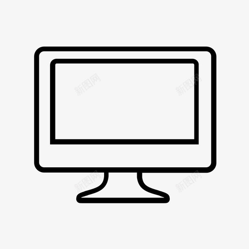 显示器技术屏幕图标svg_新图网 https://ixintu.com imac 台式电脑 屏幕 技术 显示器 电子产品 电脑屏幕 苹果 设备