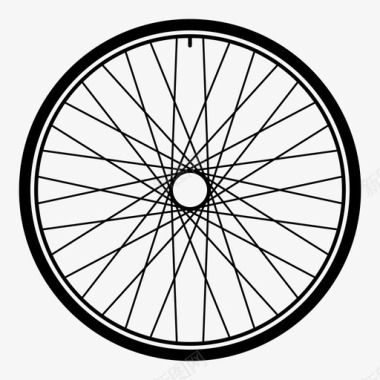 车轮自行车自行车轮胎图标图标