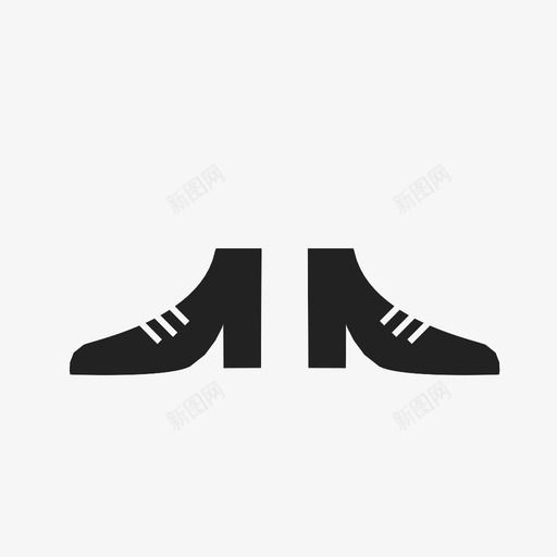 靴子脚鞋图标svg_新图网 https://ixintu.com 系带 脚 靴子 鞋 高跟鞋