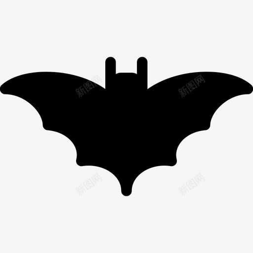 蝙蝠夜晚十月图标svg_新图网 https://ixintu.com 万圣节纯色 刺青 十月 夜晚 实心图标 幽灵 形状 恐怖 恐惧 标志 蝙蝠