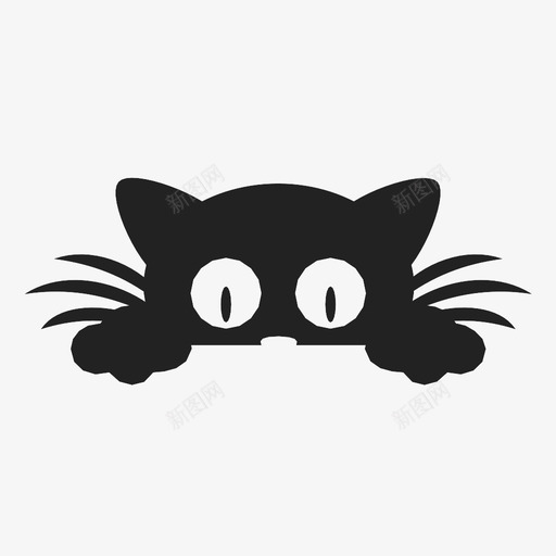 猫宠物小猫图标svg_新图网 https://ixintu.com 动物群 宠物 小猫 恐惧 插图猫 猫 藏猫