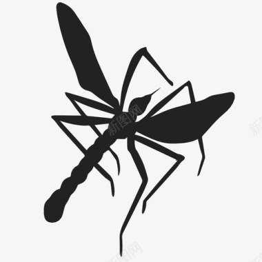 蚊子害虫昆虫图标图标