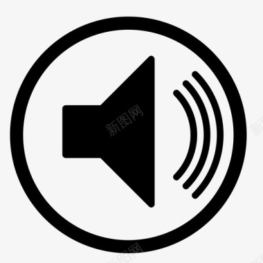 扬声器禁止声音图标图标
