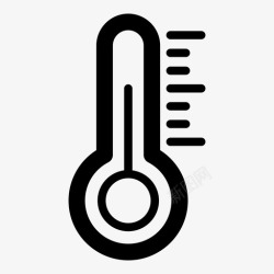恒温器恒温器暖气温度计图标高清图片