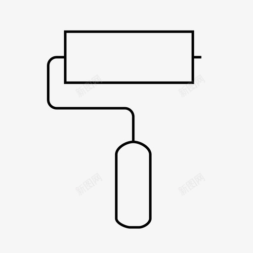 油漆辊砖墙砖墙刷图标svg_新图网 https://ixintu.com 油漆工 油漆辊 砖墙 砖墙刷