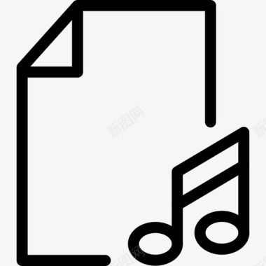 文件音乐音乐笔记页面图标图标