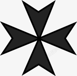 马耳他十字架马耳他十字古代古代符号图标高清图片